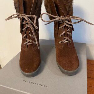 AQUATALIA Suede Boots size 7.5